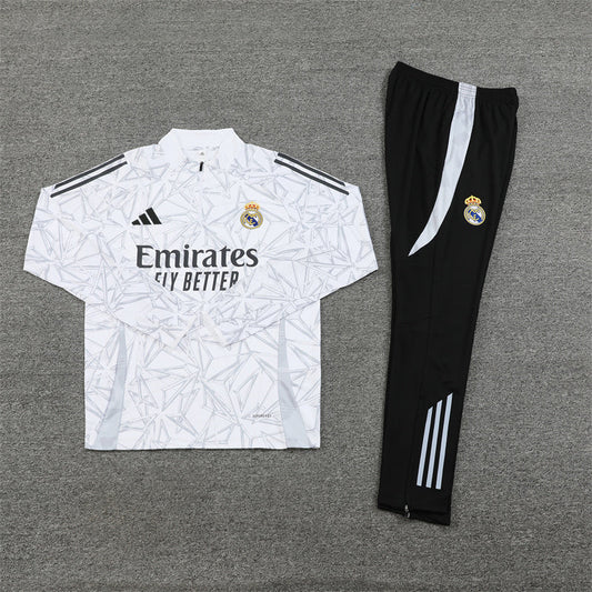 Real Madrid Tracksuit White