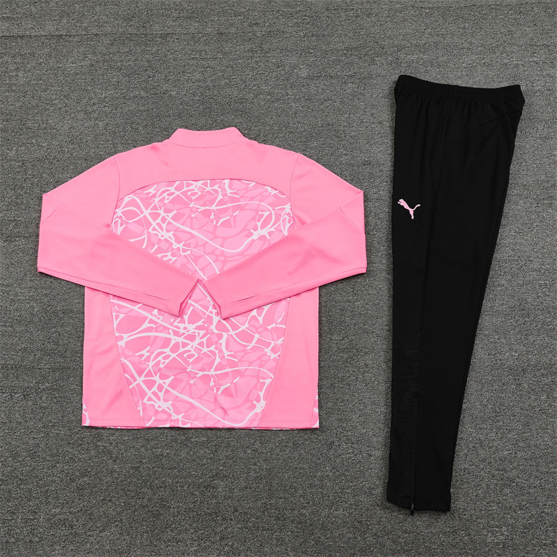 Manchester City Black and Pink Tracksuit