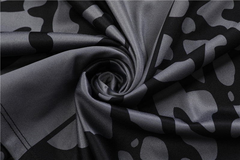 PSG 23-24 Gray Black Camo Style Tracksuit