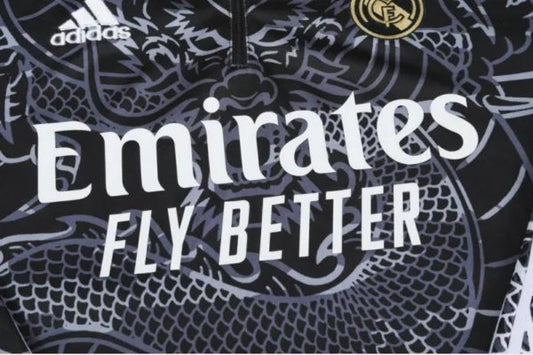 REAL MADRID BLACK DRAGON TRACKSUIT