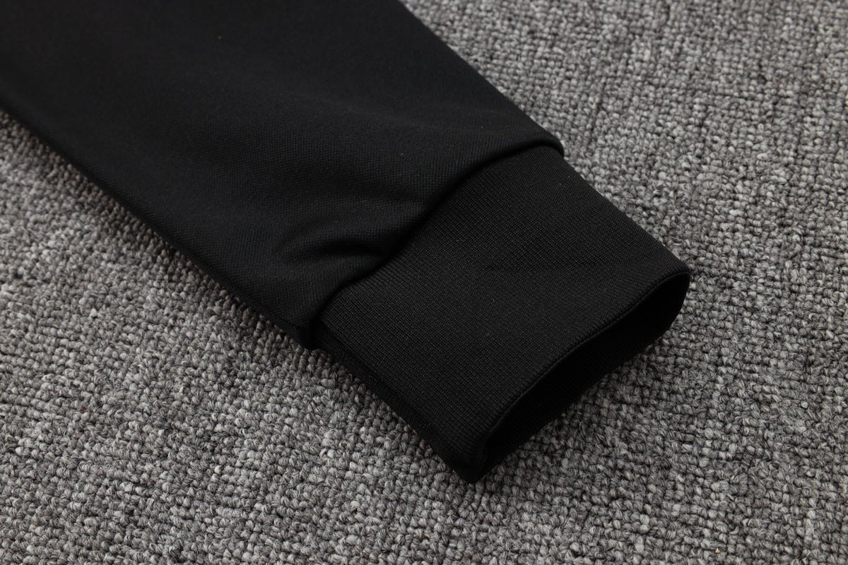 24/25 FC Barcelona Black Premium Tracksuit