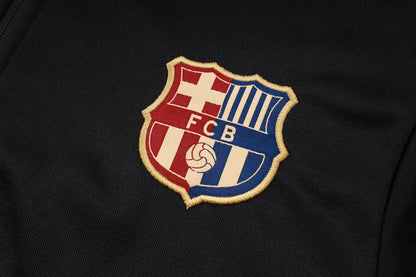 24/25 FC Barcelona Black Premium Tracksuit
