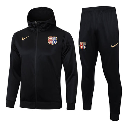 24/25 FC Barcelona Black Premium Tracksuit