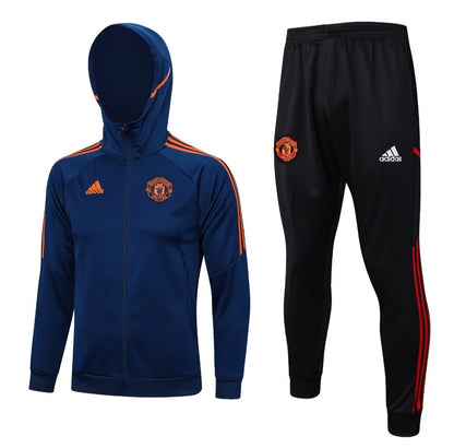 24/25 Manchester United Dark Blue Premium Tracksuit