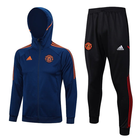 24/25 Manchester United Dark Blue Premium Tracksuit