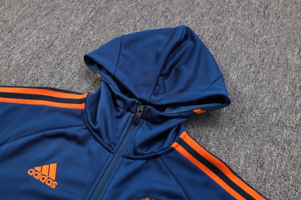 24/25 Manchester United Dark Blue Premium Tracksuit