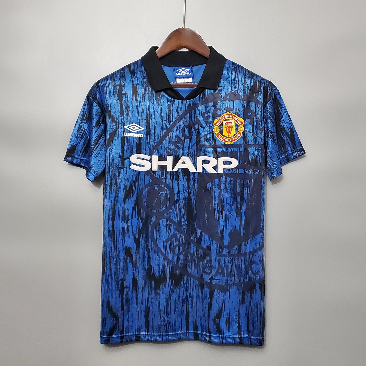 1992 1993 Manu away retro kit