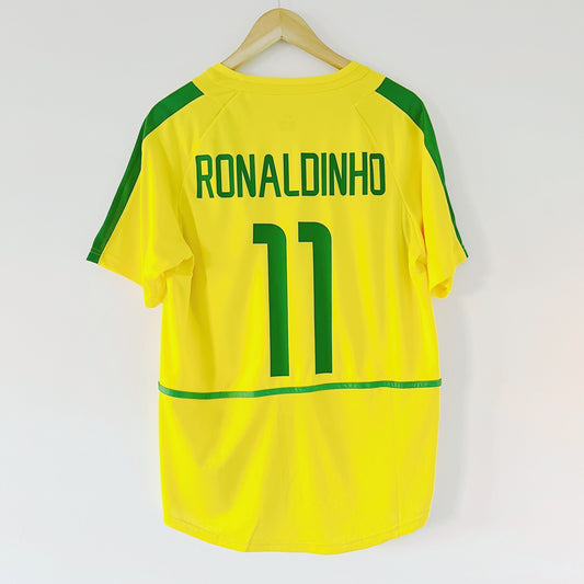 Retro Brazil Shirt World Cup 2002 Home