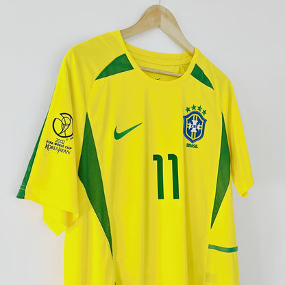 Retro Brazil Shirt World Cup 2002 Home