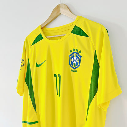 Retro Brazil Shirt World Cup 2002 Home