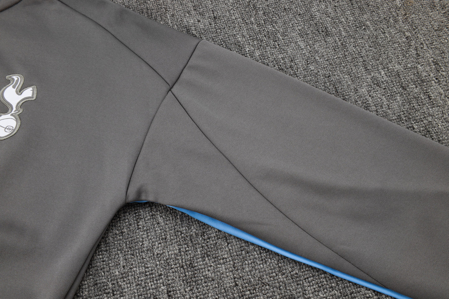 Tottenham 2024 Gray and Black Tracksuit