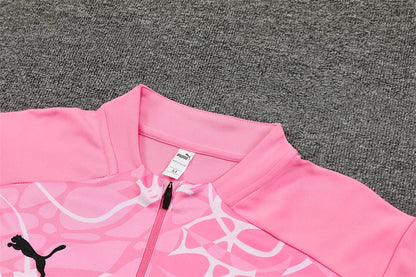 Manchester City Black and Pink Tracksuit