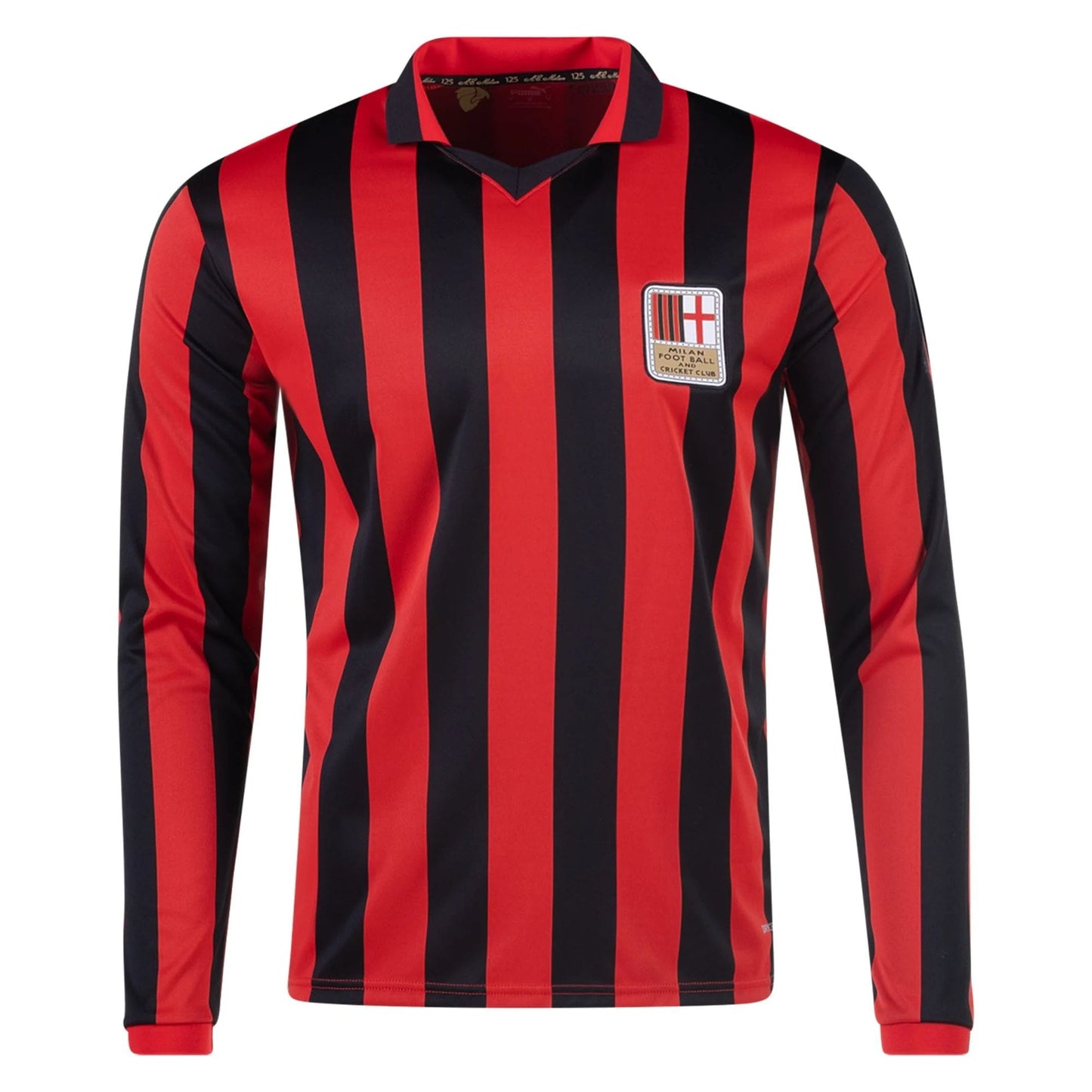 24/25 AC Milan Long Sleeve 125th Anniversary Home Jersey
