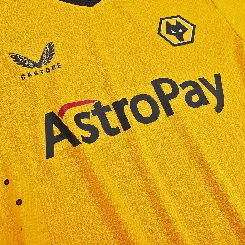Wolverhampton Wanderers Official Home Jersey for 2022/23
