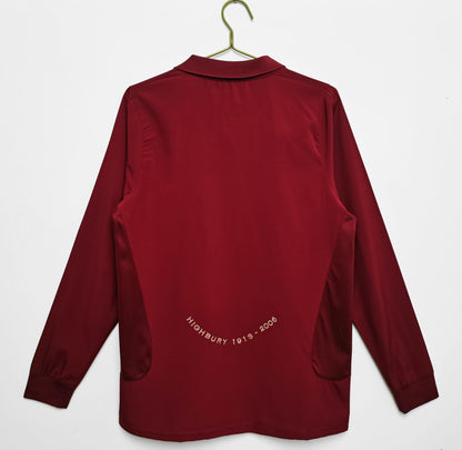 Arsenal 2005-2006 Long Sleeve Home Kit