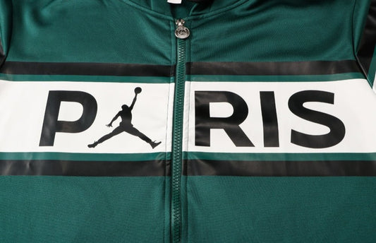 PSG Dark Green and White Premium Tracksuit